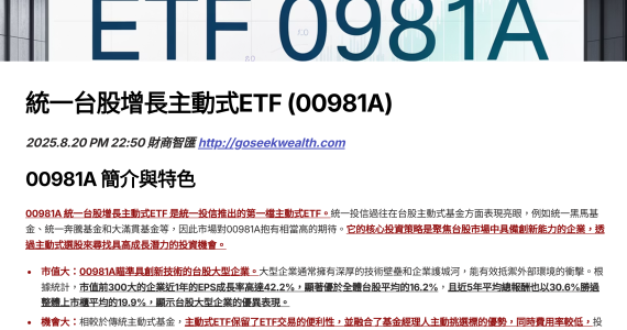 ETF-00981A