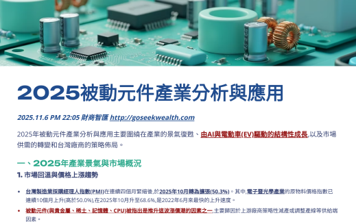 2025被動元件產業