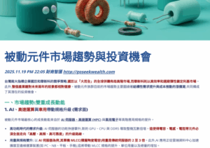 被動元件投資機會