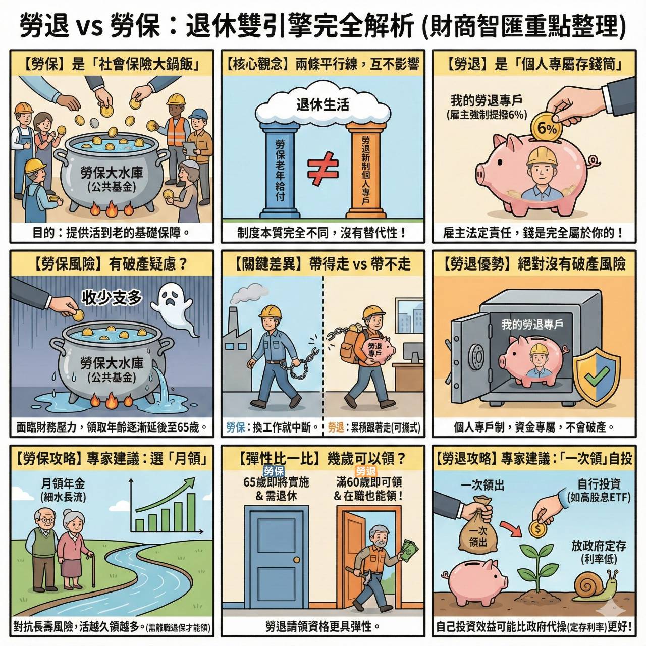 勞保及勞退制度分析