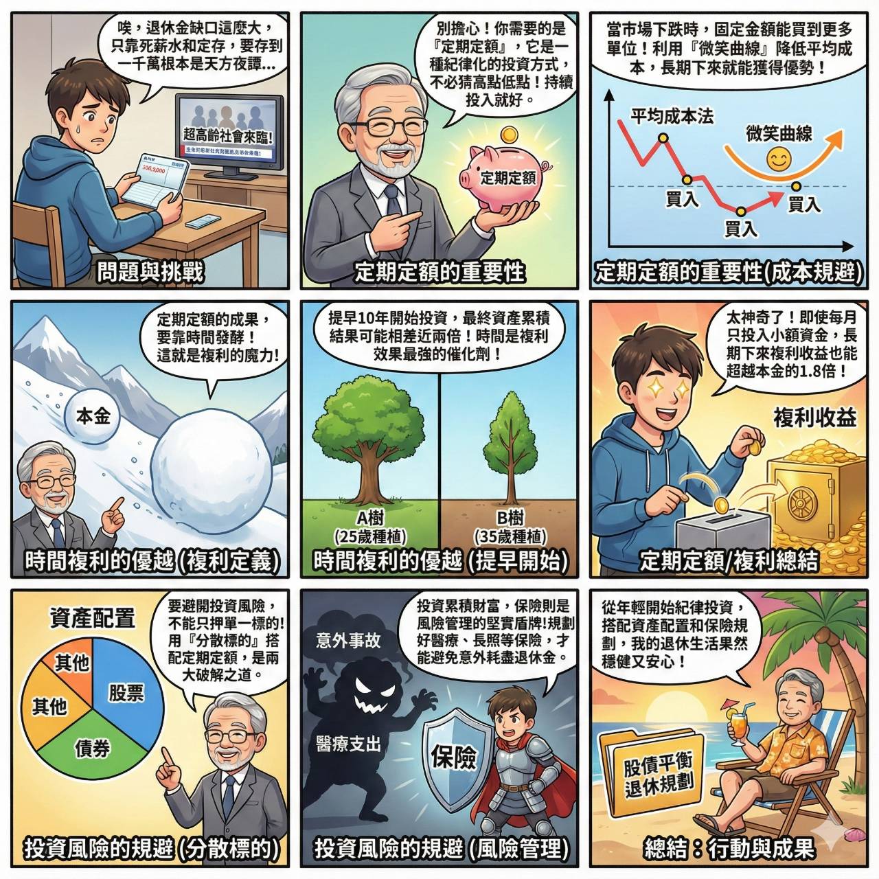 定期定額穩定累積退休現金流